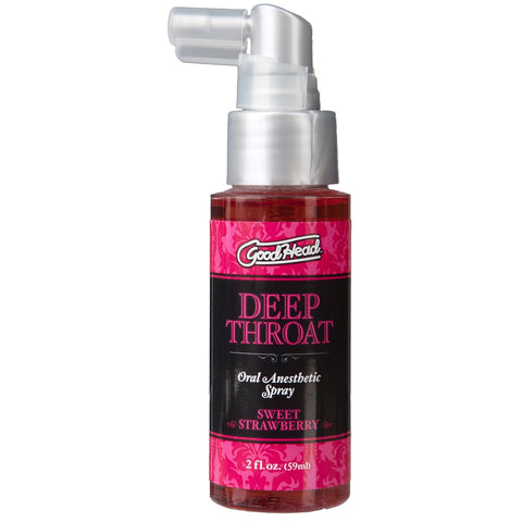 GoodHead Deep Throat Spray 59ml - Sweet Strawberry Flavor Oral Gels & Sprays