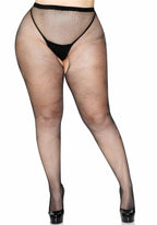 Crotchless Fishnet Pantyhose Queen Size Black Hosiery Lingerie > Clothes > Hosiery > Pantyhose & Tights
