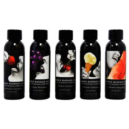 Edible Massage Oil Gushing Grape Flavored 59ml Bottle > Essentials > Massage Oil