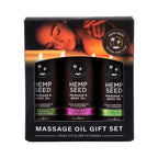 Hemp Seed Massage Oil Gift Set (3 Pack) – Travel Size Massage Oil Default Title > Essentials > Massage Gift Set