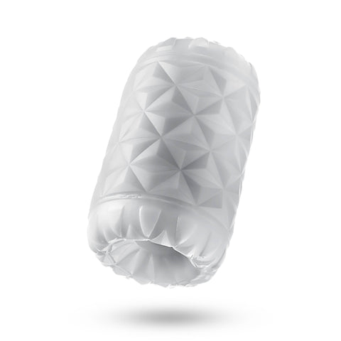 Rize Reakt White Self-Lubricating Male Masturbation Stroker White Strokers - Manual