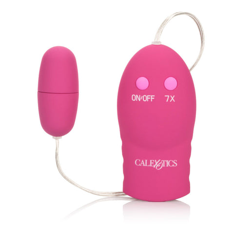 CalExotics 7-Function Waterproof Power Play Bullet Vibrator Pink BULLETS