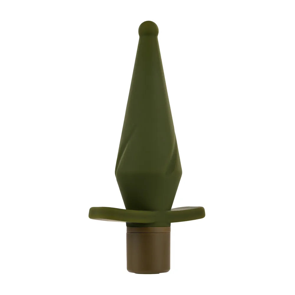 The Private (Green) – 5" Vibrating Butt Plug with 10 Speeds and Patterns > Anal Range > Vibrating Butt Plugs