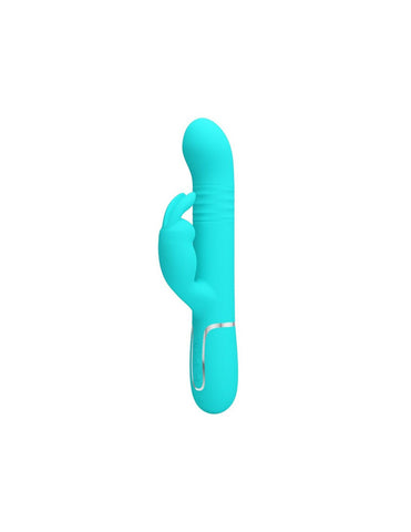 Coale Rabbit Vibrator Pearls Turquoise Rechargeable Toy VIBRATORS-RABBIT