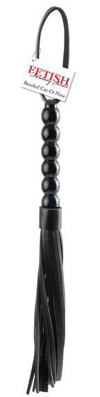 Fetish Fantasy Series Beaded Cat-O-Nine Tails – Vinyl Flogger > Bondage Gear > Whips & Floggers