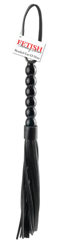 Fetish Fantasy Series Beaded Cat-O-Nine Tails – Vinyl Flogger Whips & Paddles