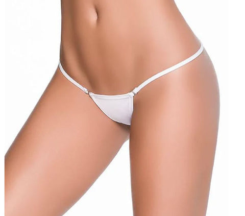 Clip Y Back Thong in White for Seamless Comfort and Minimal Visibility Panties