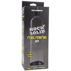 Rock Solid Penis Pumping Kit (Black/Clear) – Manual Penis Pump > Pumps > Pump Accessories
