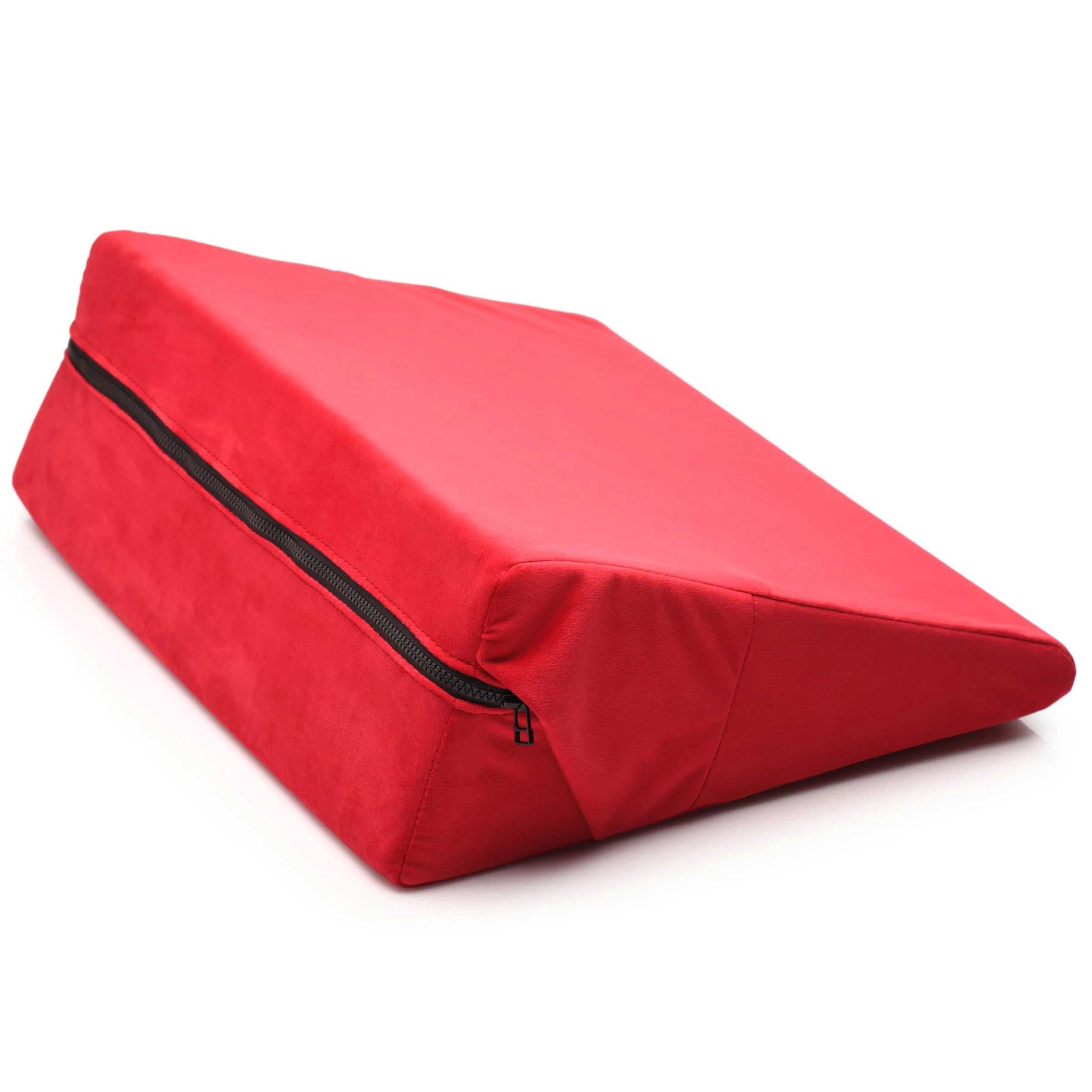 Love Cushion Small Wedge Pillow Red Soft Support for Intimacy Sex Positioners