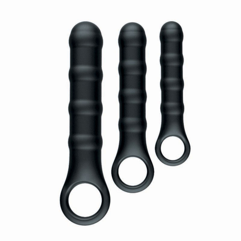 Nasstoys Ass-Sation Anal Wand Training Kit (Black) – 3-Piece Butt Plug Set > Anal Range > Anal Probes