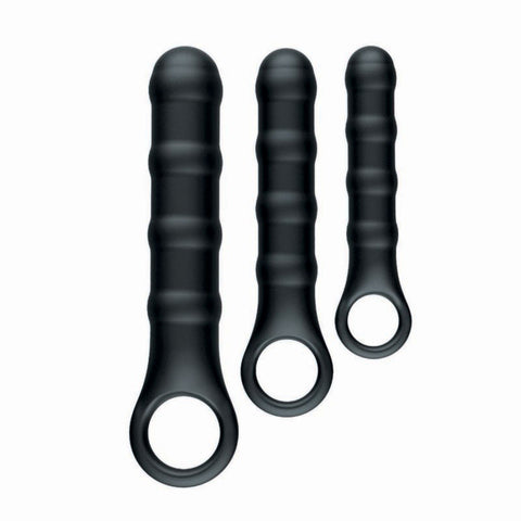 Nasstoys Ass-Sation Anal Wand Training Kit (Black) – 3-Piece Butt Plug Set > Anal Range > Anal Probes