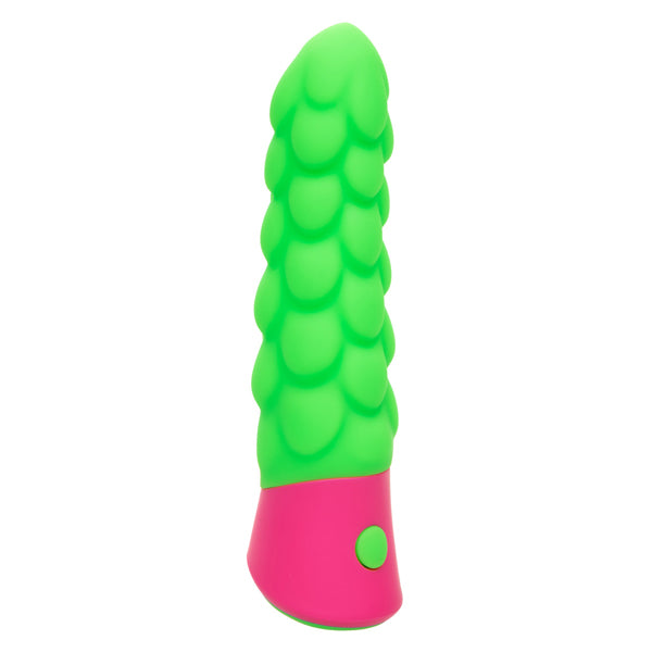Rave Ripple Green Pink Silicone Massager 10-Speed Waterproof USB Vibrators