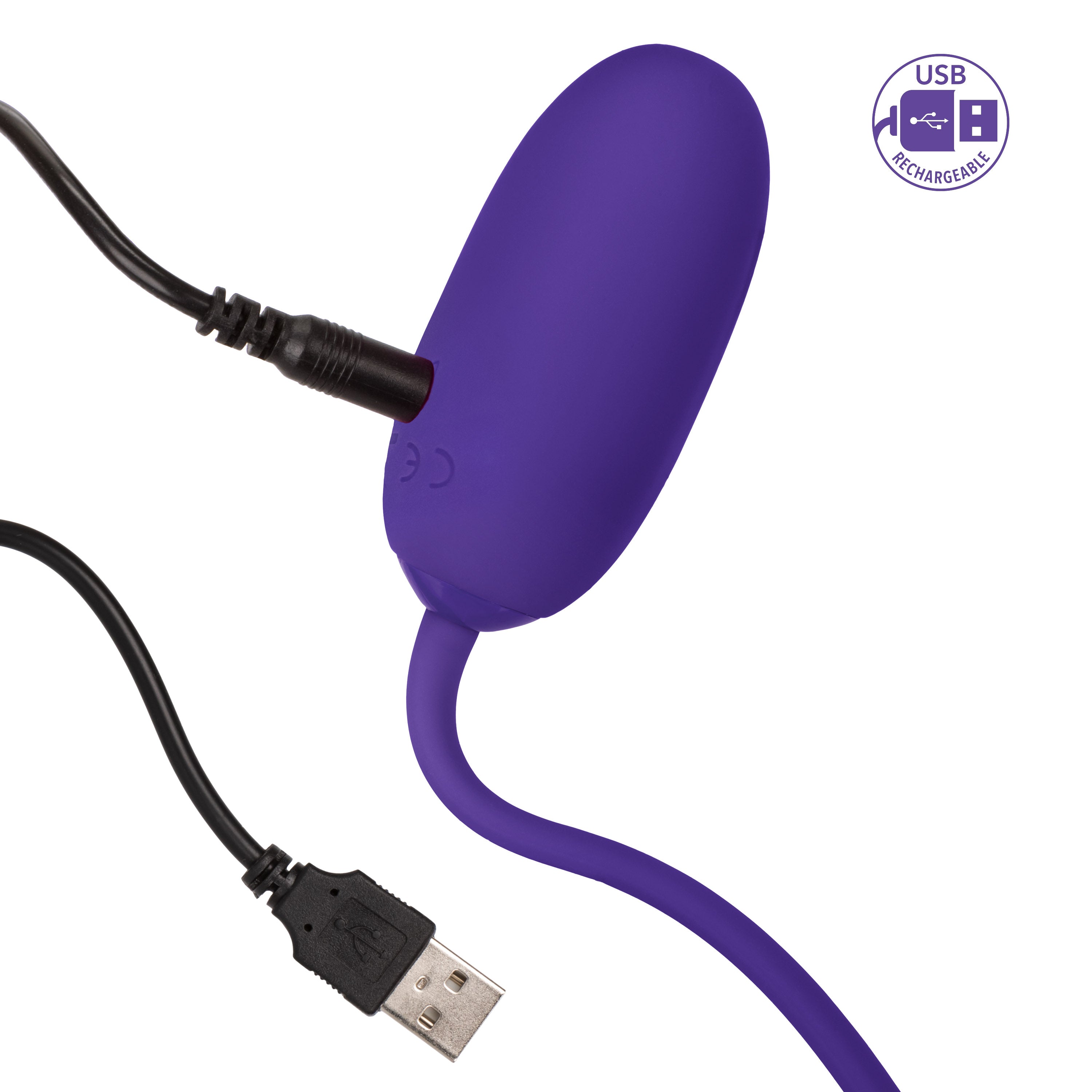 Rechargeable Kegel Ball Vibrator with 12 Functions Purple Silicone > Sex Toys For Ladies > Kegel Exercise