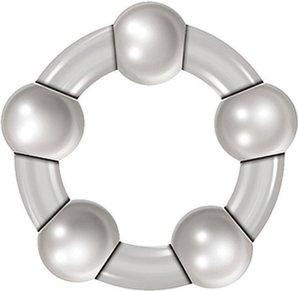 Zero Tolerance Three Amigos Clear Cock Rings Set of Three COCK RING Set
