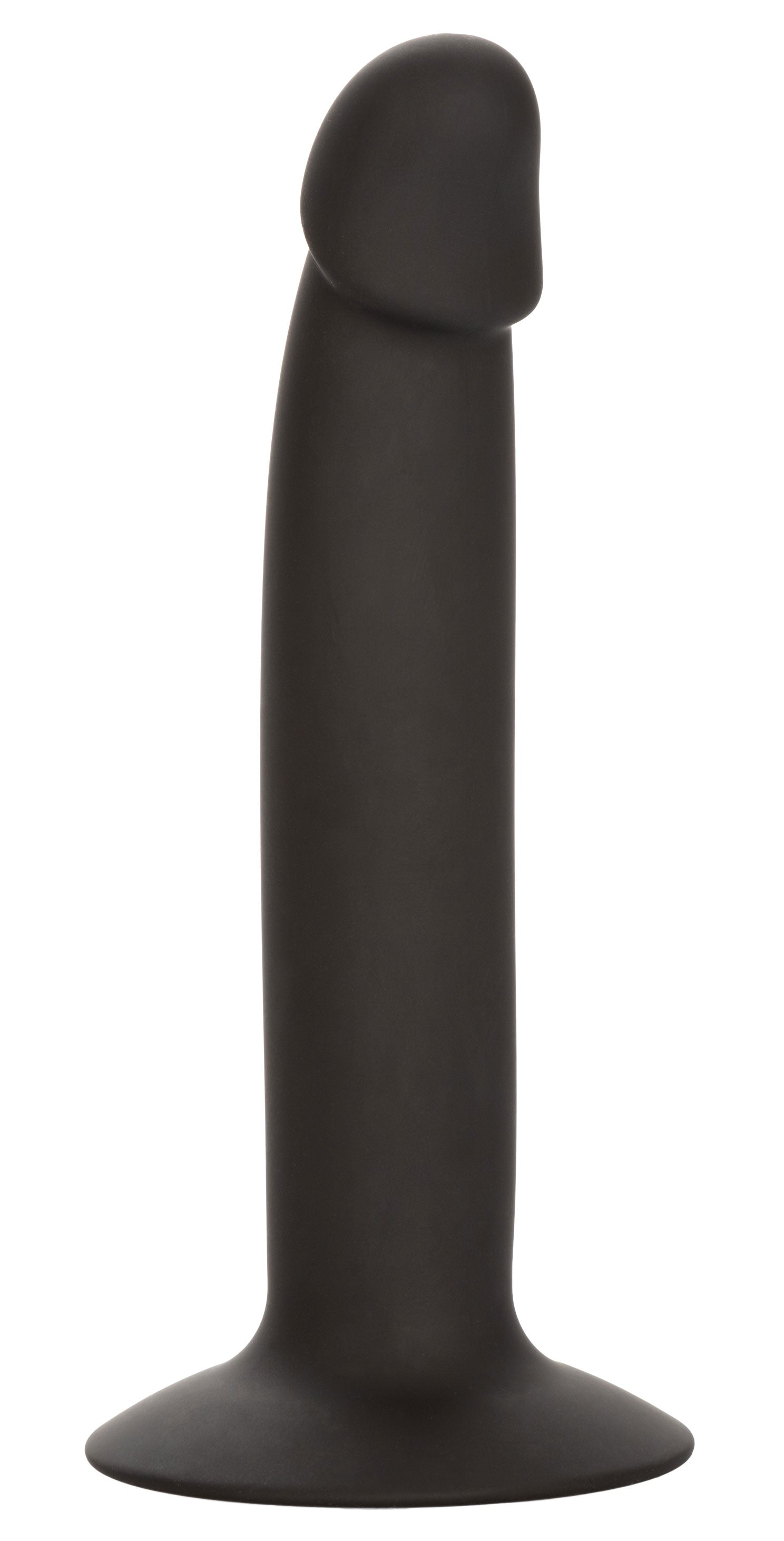 CalExotics Silicone Slim Anal Stud Black Slim Shaft with Suction Cup Base > Anal Range > Butt Plugs