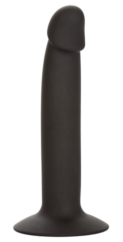 CalExotics Silicone Slim Anal Stud Black Slim Shaft with Suction Cup Base > Anal Range > Butt Plugs