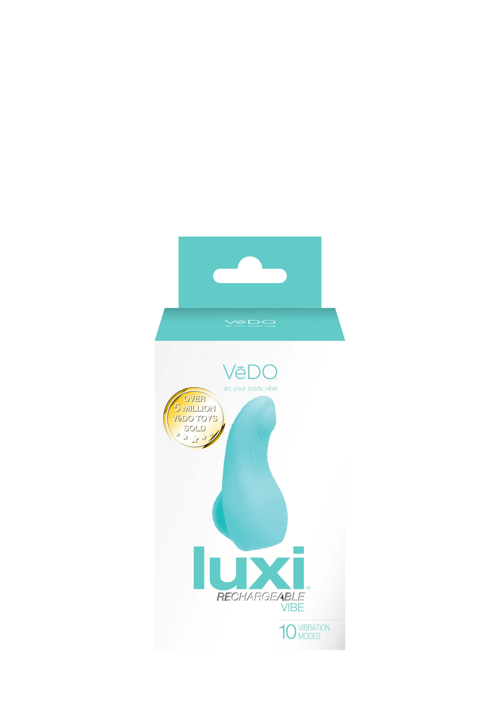 Luxi Clitoral Finger Vibe – Rechargeable Submersible 3 Speed Vibrator