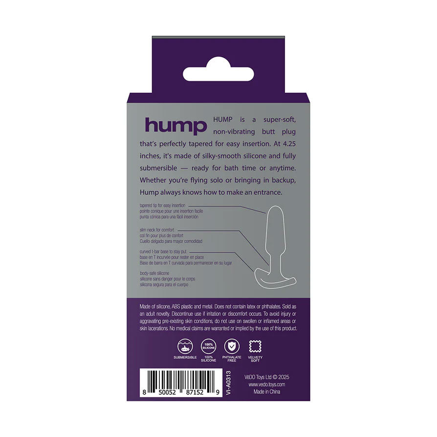 Hump (Black) – Waterproof Silicone Butt Plug > Anal Range > Butt Plugs