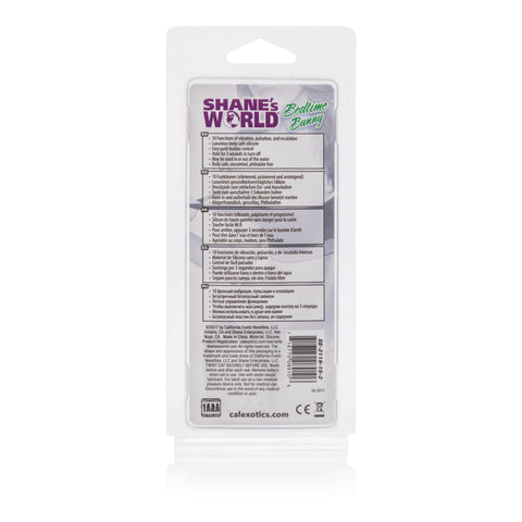 Shane's World Bedtime Bunny Pink Clitoral Vibrator with 10 Modes STIMULATORS