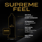 Skyn Supreme Feel 3 Count Condoms > Essentials > Condoms