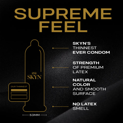 Skyn Supreme Feel 3 Count Condoms > Essentials > Condoms