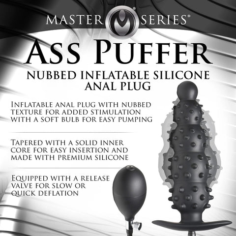 Ass Puffer Nubbed Inflatable Anal Plug > Anal Range > Tunnel and Stretchers