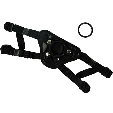 Black Adjustable Couples Harness for Suction Cup Dongs > Dildos > Strap On Harnesses