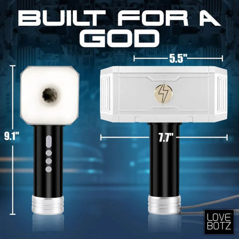 Thunder Stroker Sucking Masturbator With Ergonomic Silver Handle Strokers - Auto