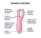 Satisfyer Threesome 4 Connect – App-Controlled Flexible Clitoral and Labia Vibrator > Sex Toys > Couples Toys