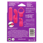 Pleasure Kits Lovers Collection with Bullet and Silicone Pleasure Tips Pink > Sex Toys > Sex Kits