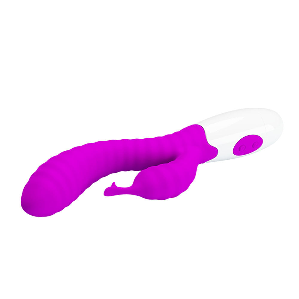 Pretty Love Pink G-Spot Vibrator with 30 Function Soft Silicone VIBRATORS-RABBIT
