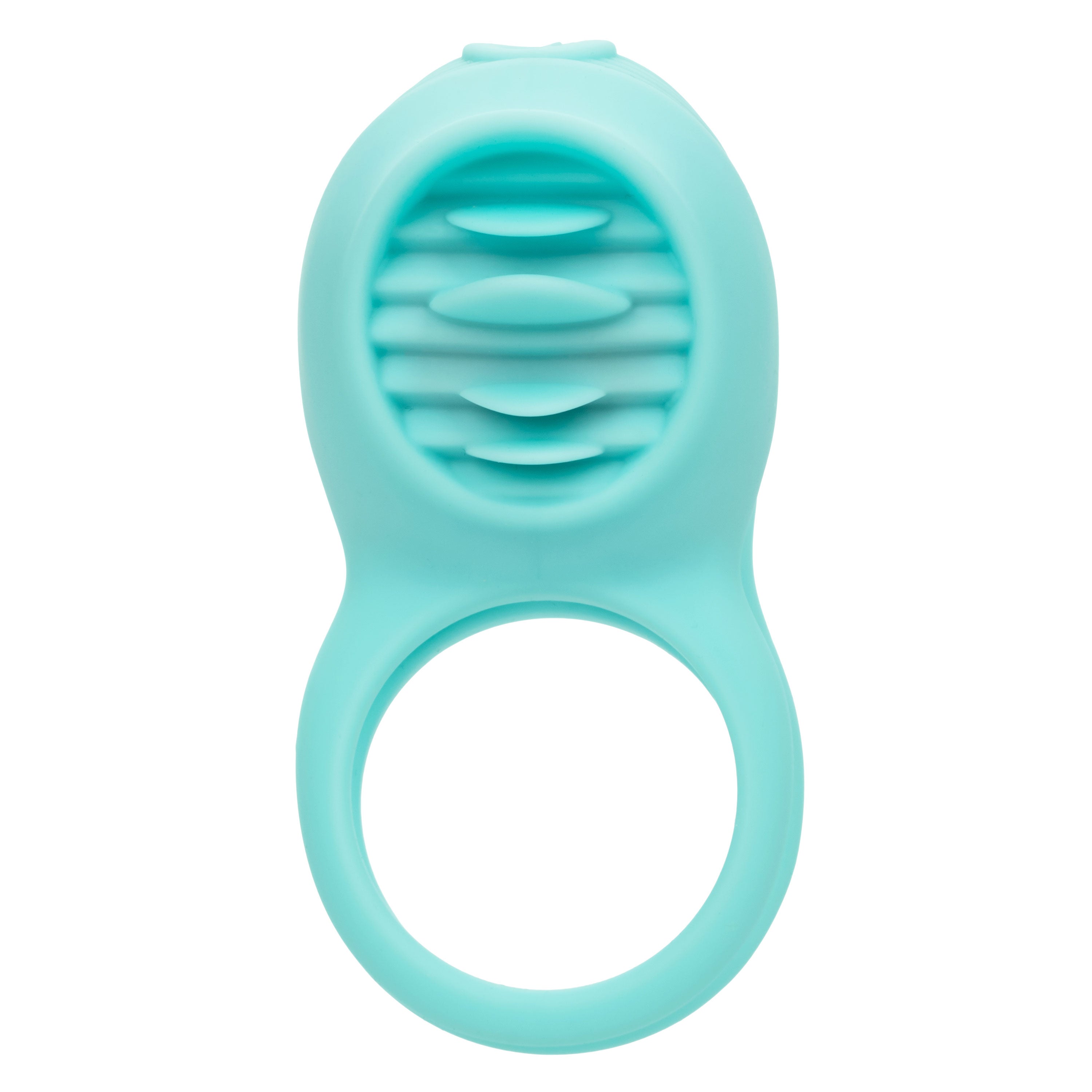 Silicone Rechargeable Vibrating French Kiss Enhancer Ring Cock Rings Vibrating