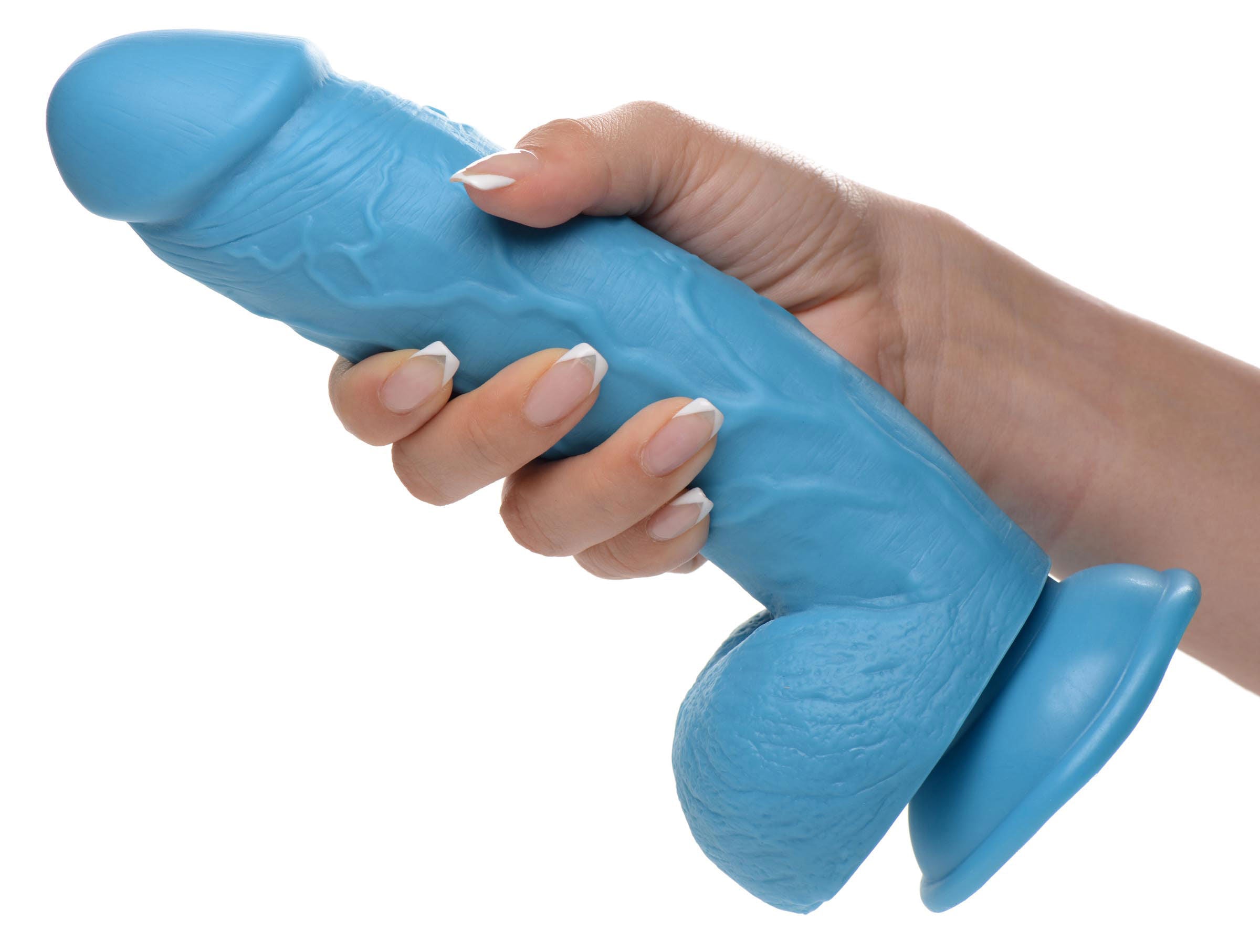 Pop Pecker 8.25 Inch Realistic Dildo With Suction Base Light Dongs Realistic