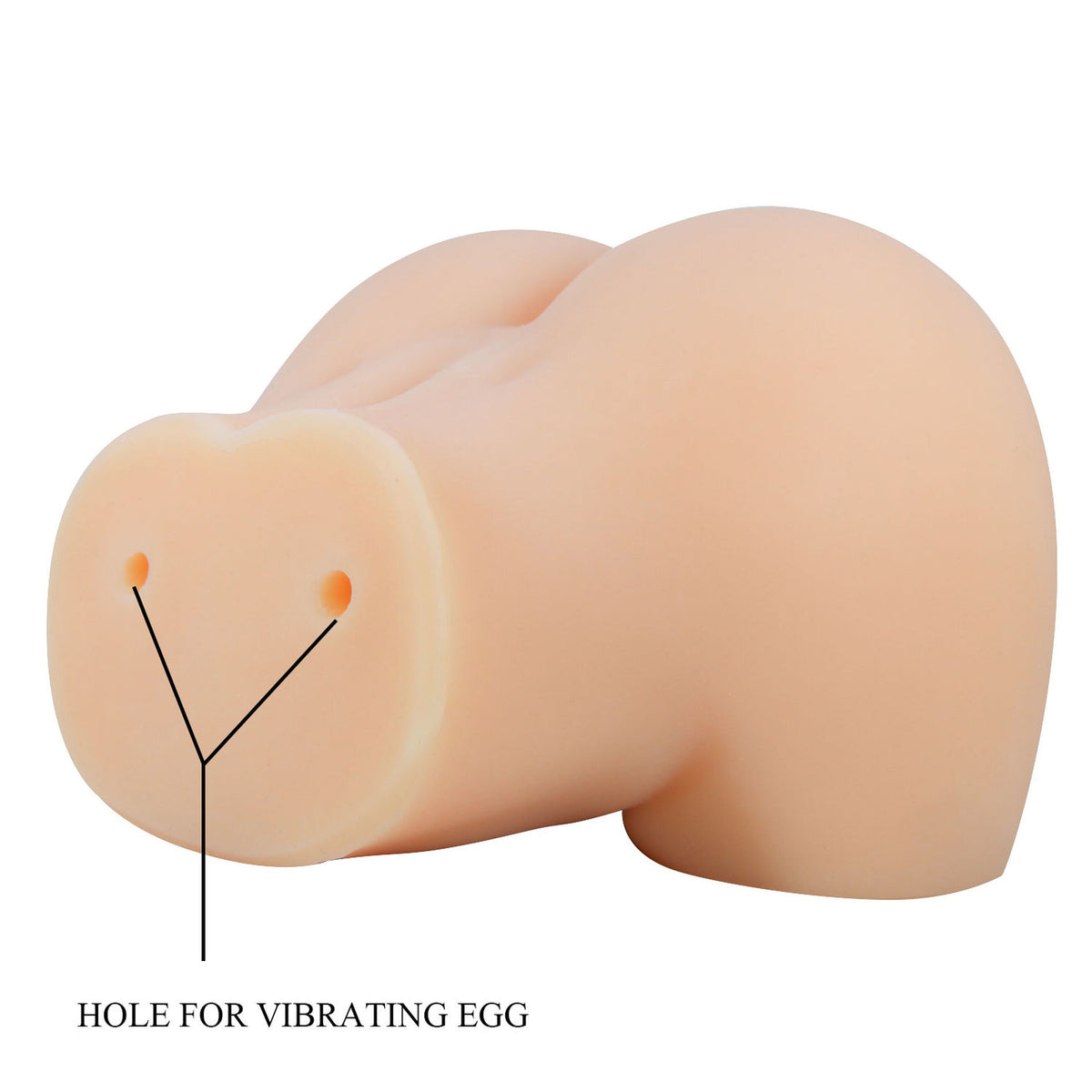 Mila Realistic Vagina and Ass Vibrator (Light) – Dual Entry Masturbator > Sex Toys For Men > Assbators