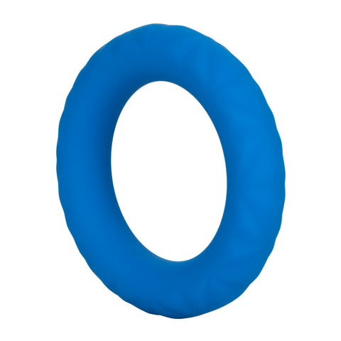 Link Up Ultra-Soft Max Neon Blue Silicone Enhancer Ring