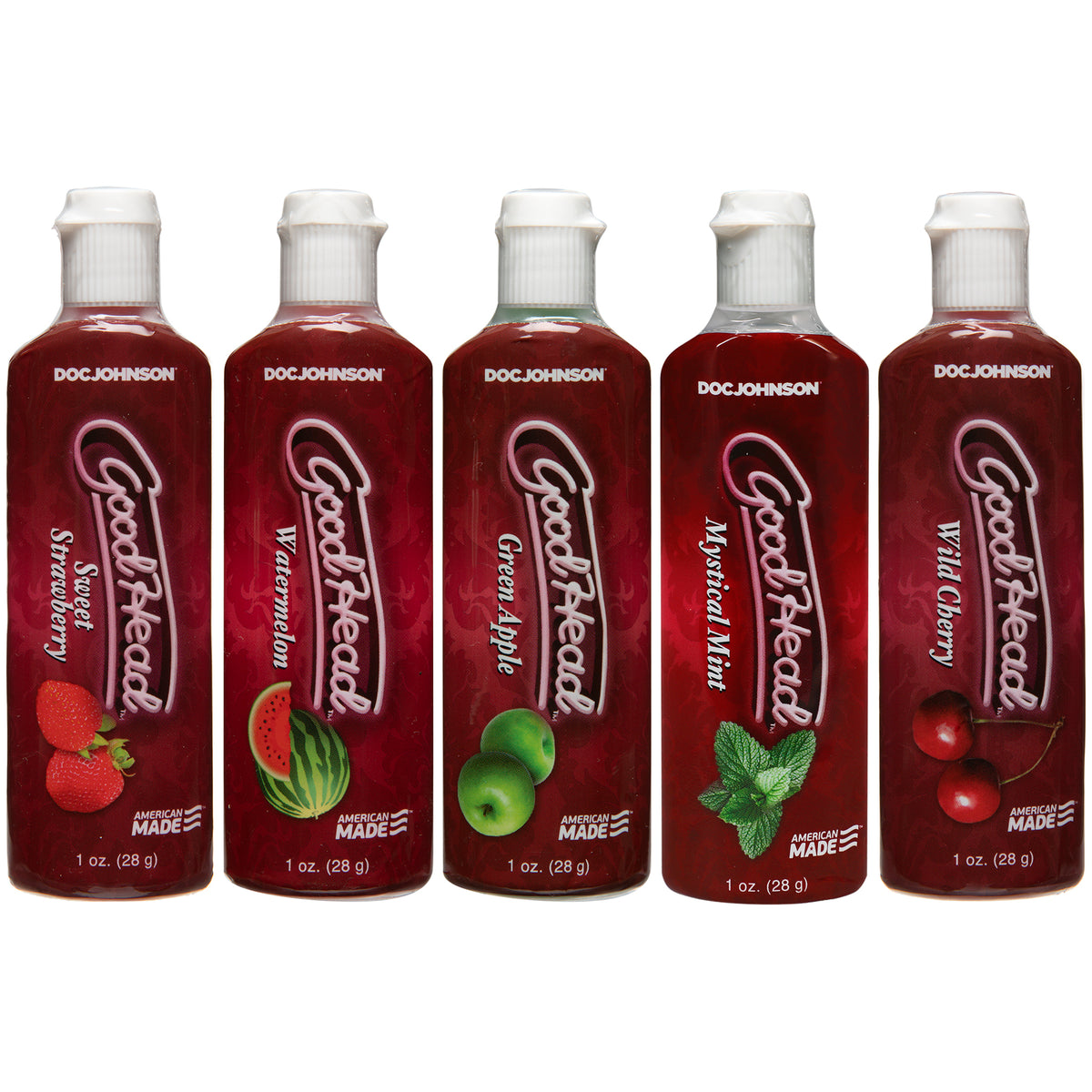 Goodhead Oral Delight Gel 1 Ounce 5 Pack 28g ea > Lube > Oral Gels & Sprays Main image