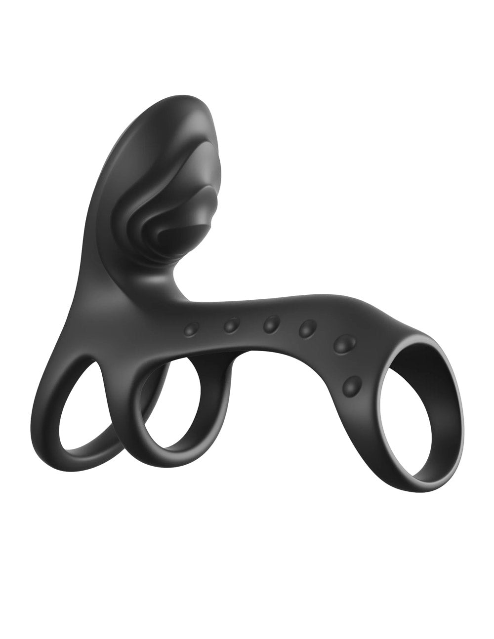 Fantasy C-Ringz Ultimate Couples Cage Pro (Black) – Dual-Motor Cock Ring > Bondage Gear > Male Chastity