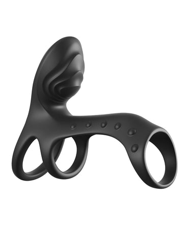 Fantasy C-Ringz Ultimate Couples Cage Pro (Black) – Dual-Motor Cock Ring > Bondage Gear > Male Chastity