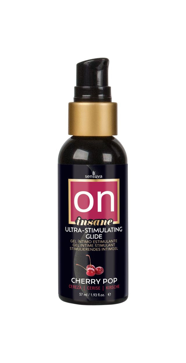 Sensuva On Insane Ultra-Stimulating Cherry Pop Glide 2oz Gel Default Title > Essentials > Womens Enhancers