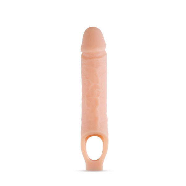 Performance Plus 10 Inch Vanilla Silicone Cock Sheath – Silicone Penis Extender > Sex Toys For Men > Penis Sleeves