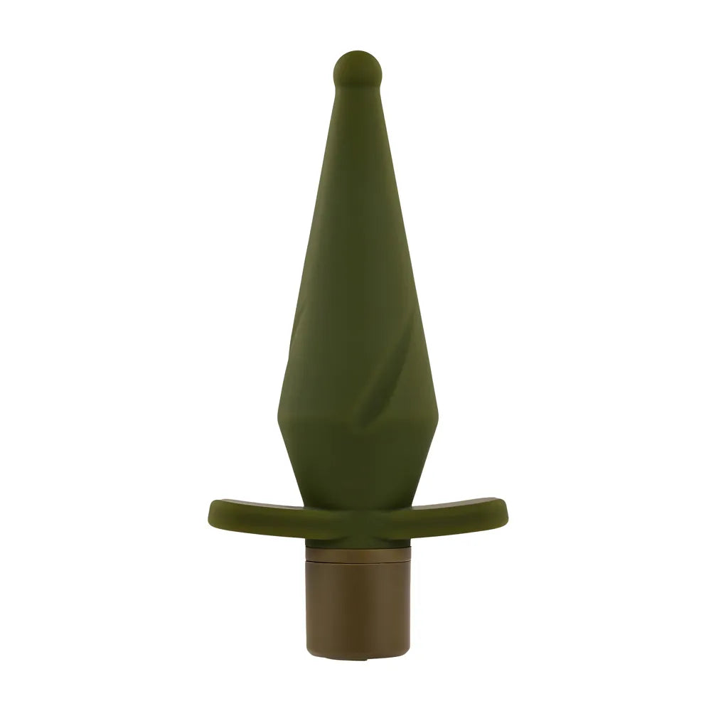 The Private (Green) – 5" Vibrating Butt Plug with 10 Speeds and Patterns > Anal Range > Vibrating Butt Plugs