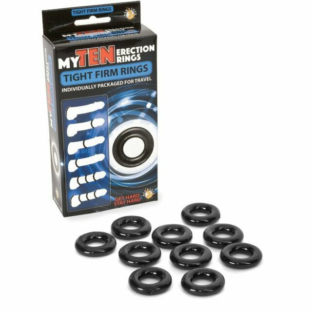 My Ten Super Stretchy Waterproof Erection Rings Pack of 10 > Cock Ring > Sets