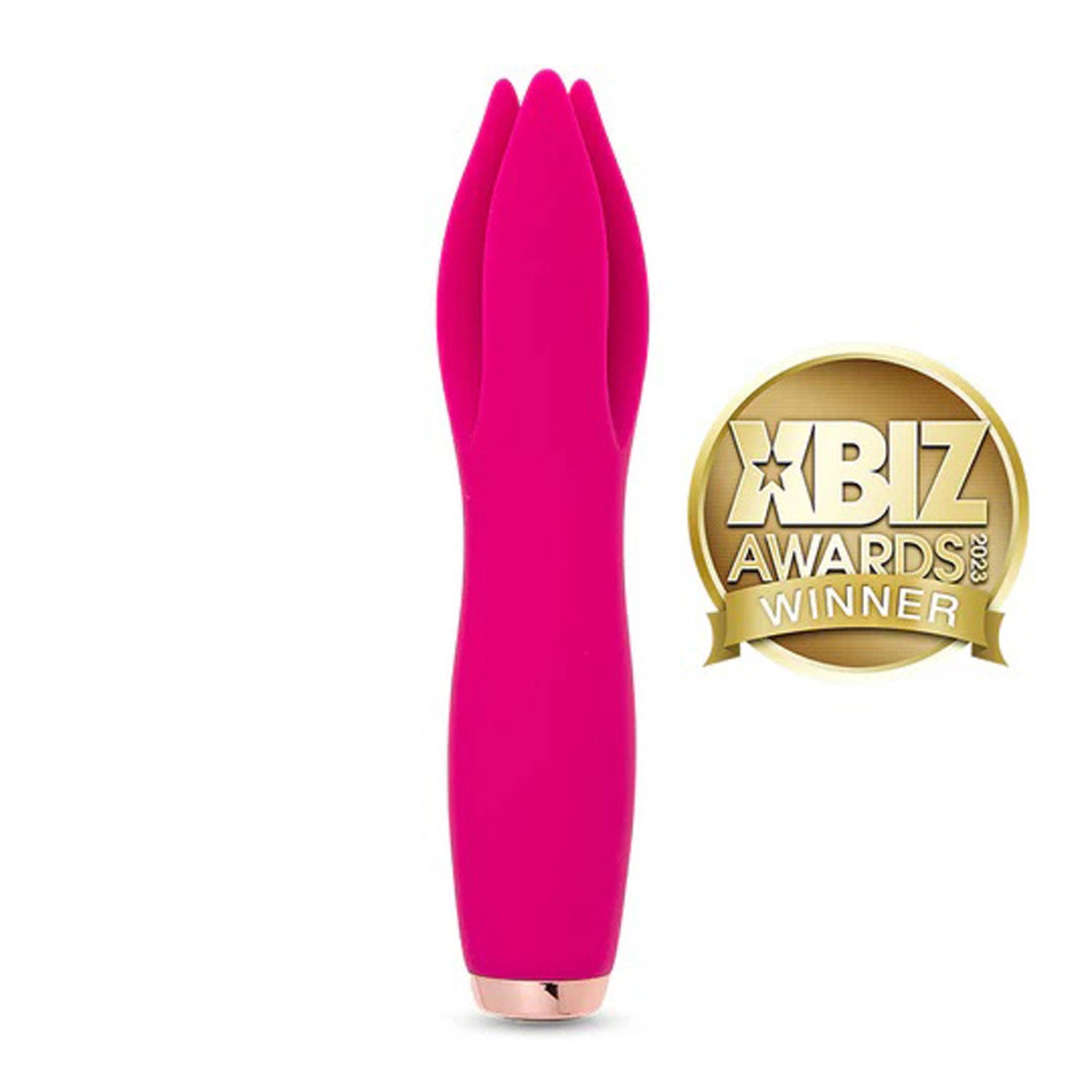 Nu Sensuelle Multi-Play Tulip Vibrator Magenta for Adults Electric Massager