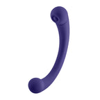 Aluna Dual Stimulating Arc Vibrator (Dark Purple) – Waterproof Vibrator > Sex Toys For Ladies > G-Spot Vibrators