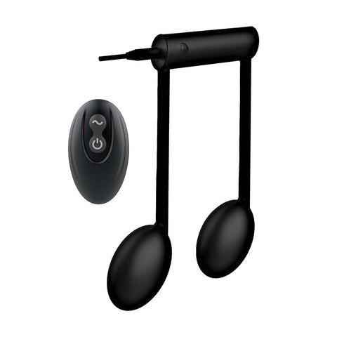 Nasstoys The Beat Remote Note Vibe Black Clitoral Vibrator Black Vibrators