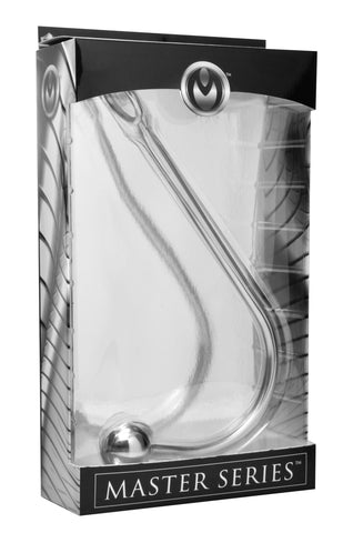 Hooked Stainless Steel Anal Hook with 5 Inch Insertable Length Silver ANAL TOYS