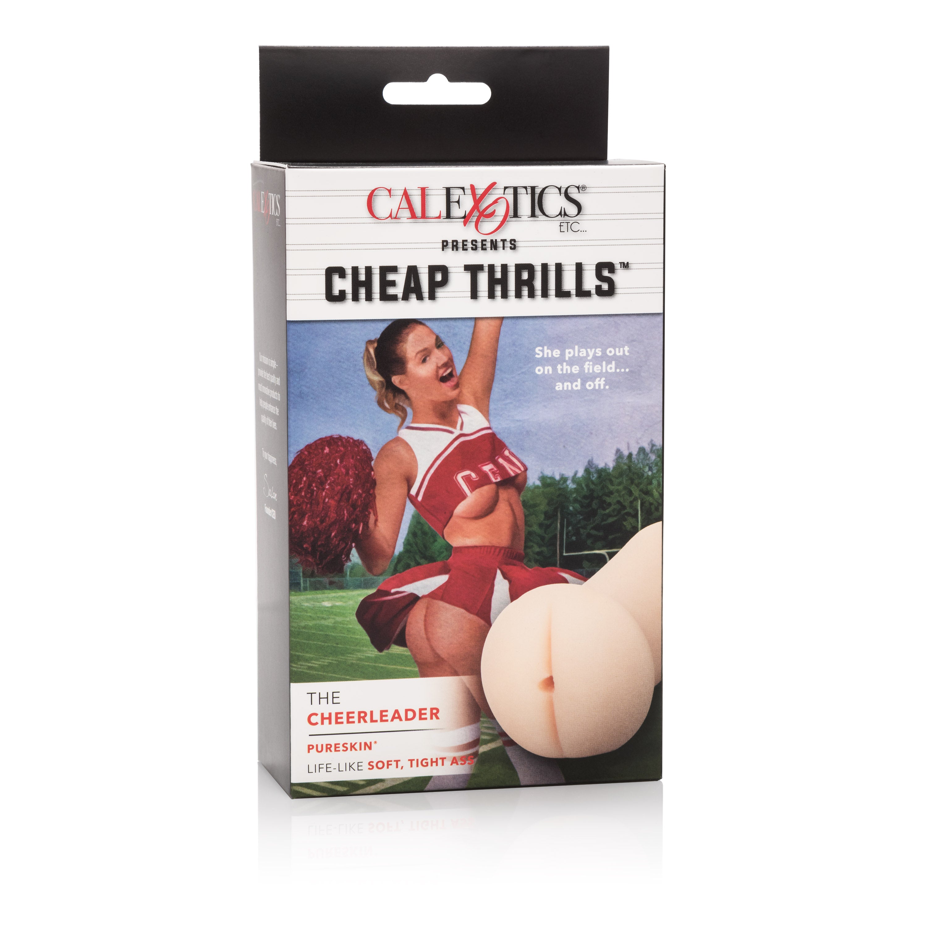 Cheap Thrills The Cheerleader Male Masturbation Sleeve Realistic Flesh Tone Compact Size Strokers - Manual