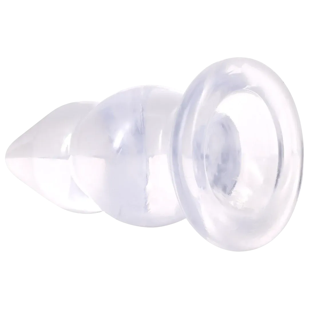 Crystal Jellies Double Pop Plug – Phthalate-Free Silicone 6 Inch Plug > Anal Range > Butt Plugs