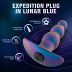 Anal Adventures Matrix Expedition Plug (Lunar Blue) – Beginner-Friendly Anal Trainer > Anal Range > Butt Plugs
