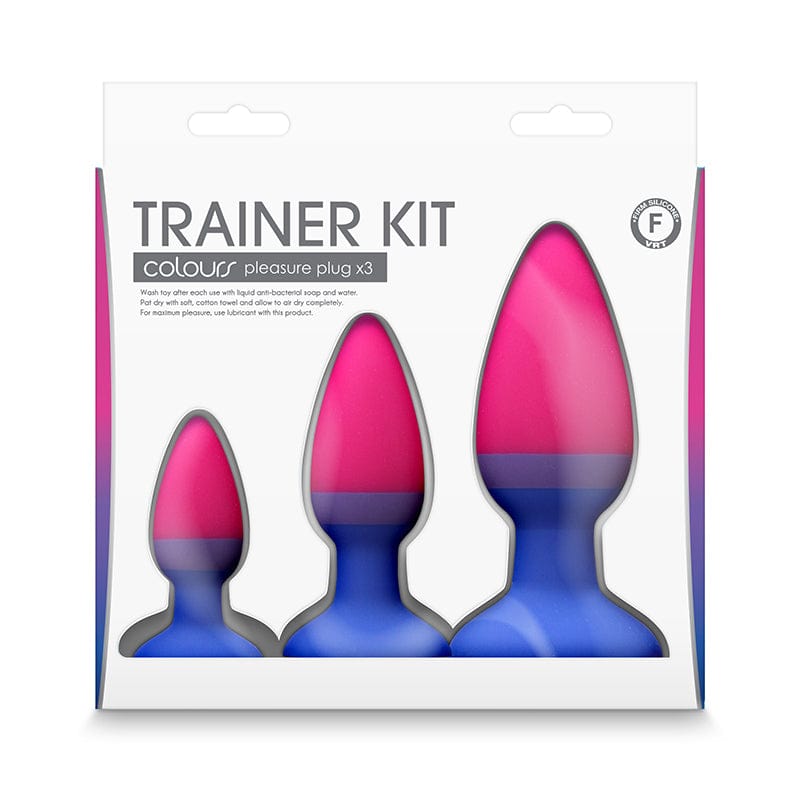 NS Novelties ANAL TOYS Coloured Colours Trainer Kit - Multicolour -  Butt Plugs - Set of 3 Sizes 657447104435